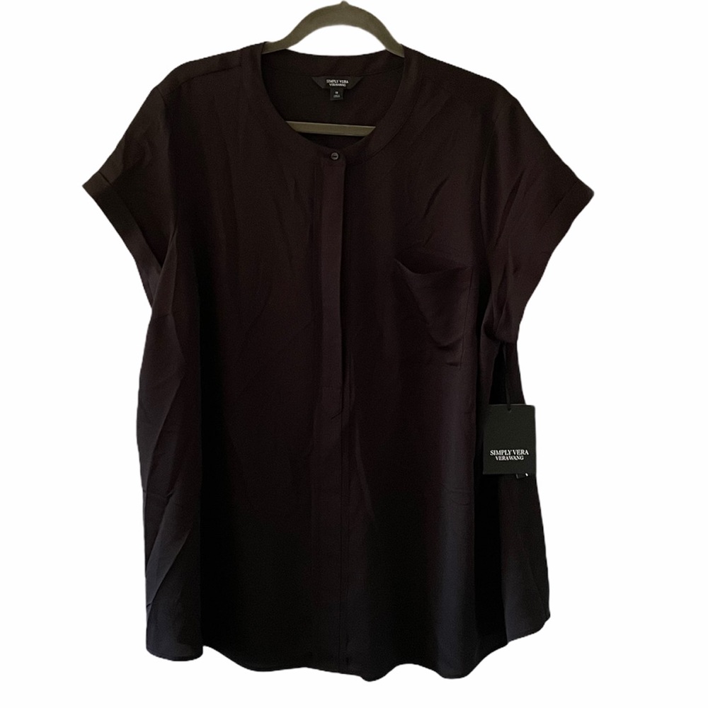 Simply Vera Vera Wang Woman NWT Popover Blouse 1X